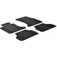 GledRing Rubbermatten BMW 5 serie E60/E61 2004-2010 (T profiel 4-delig + montageclips) voor o.a. ALPINA, BMW
