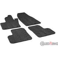 GledRing Rubbermatten Fiat 500X & Jeep Renegade 2015- (T profiel 4-delig + montageclips) voor o.a. FIAT, JEEP