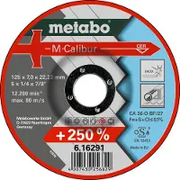 Metabo M-Calibur 616291000 Doorslijpschijf gebogen 125 mm 25 stuk(s)