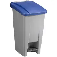 BRB-Lagertechnik Basic Vuilbak 60 liter Grijs/Blauw