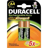 Duracell Rechargeable NiMH Stay Charged AA/HR6 2500mAh blister 2