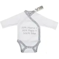Vib Romper - 50%Mama 50% papa 100% Ik WIT