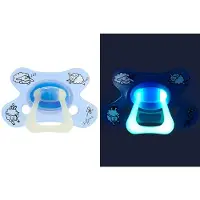Difrax Dental Fopspeen - 6+ Maanden - Glow in the Dark - 2 stuks unisex