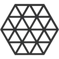 Zone Denmark Onderzetter Triangles Black 16 cm