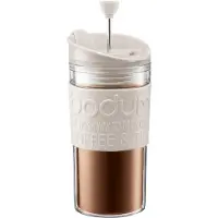 Bodum Cafetière Travel Press 0.35L Crème met Extra Lid