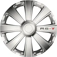 Carpoint wieldoppen RS T 16 inch ABS zilver set van 4