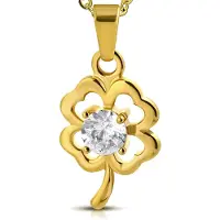 Montebello Ketting Ava - Dames - 316L Staal PVC - Zirkonia - 22 x 14 mm - 50 cm