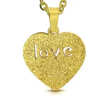 Montebello Ketting Asia - Dames - 316L Staal - Hart - 16 x 16 mm - 50 cm