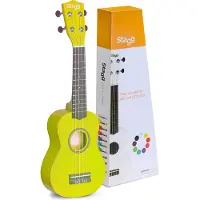 Stagg Soprano Ukulele & Bag Lemon Yellow