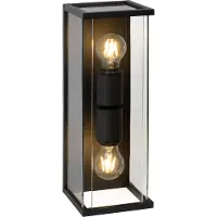 Lucide Claire Wand XL Zwart 2 Lichtpunten