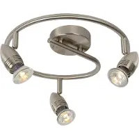 Lucide Plafondspot Caro-Led 3-lichts mat chroom