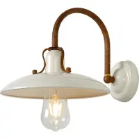 Lucide RÖMER - Wandlamp - 1xE27 - Beige