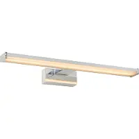Lucide ONNO - Spiegellamp Badkamer - LED - 1x11W 3000K - IP44 - Mat chroom