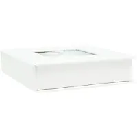 Deknudt USB-opbergdoos S66DJ4 - wit - voor fotomaat 8x8 cm