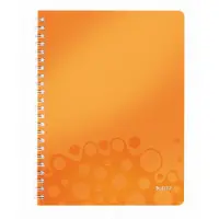 Leitz Collegeblok "Wow - gelinieerd" oranje - A4 - 53% | Wonen