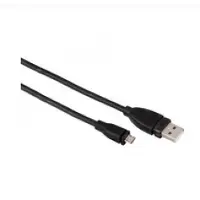 Hama Micro USB 2.0 Cable, shielded, black, 0.75 m