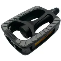 Union Fietspedalen - Non-slip oppervlak - Boron staal as - Reflectoren - 110x69 mm - Zwart/grijs