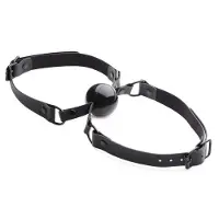 Master Series XR Brands - - Doppelganger Silicone Double Mouth Gag - Black