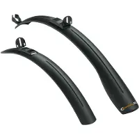 Sks Germany Spatbordset 26/28 beavertail xl pvc zw