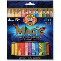 Koh-I-Noor Kleurpotloden Koh-i-Noor Jumbo Magic doos 13 kleuren