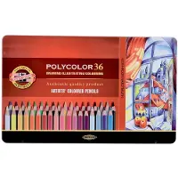 Koh-I-Noor Polycolor Artist's Coloured Pencils Set kleurpotloden 36 pcs
