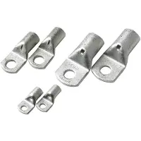 VETUS Batcc M8 Battery Cable Eyelet Terminal 2 Units Zilver 90 mm²