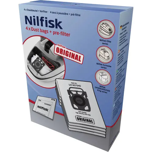 Nilfisk stofzuigerzak Nilfisk Buddy18 4stuks