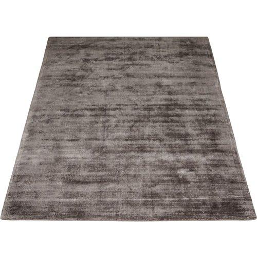 Veercarpets Karpet Viscose Dark Grey 200 x 280 cm vl...