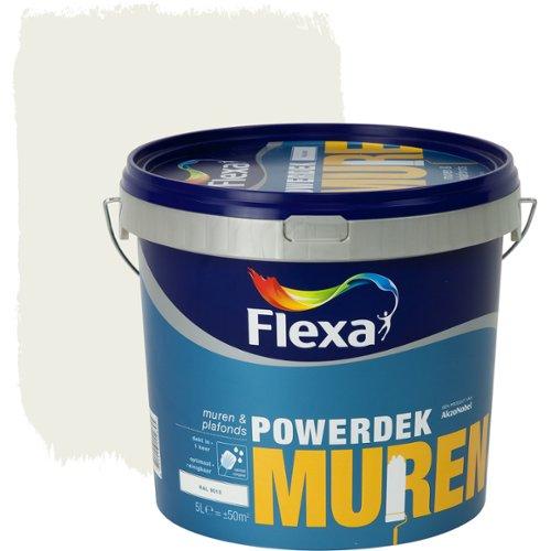 Flexa Powerdek latex RAL gebroken wit mat 5 lit...