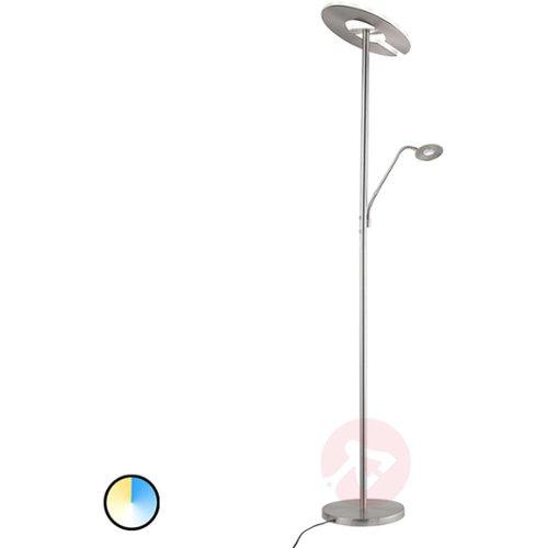 FISCHER&HONSEL GMBH Traploos dimbare vloerlamp Dent m. leeslamp FISCHER&HONSEL GMBH Traploos dimbare vloerlamp Dent m. leeslamp