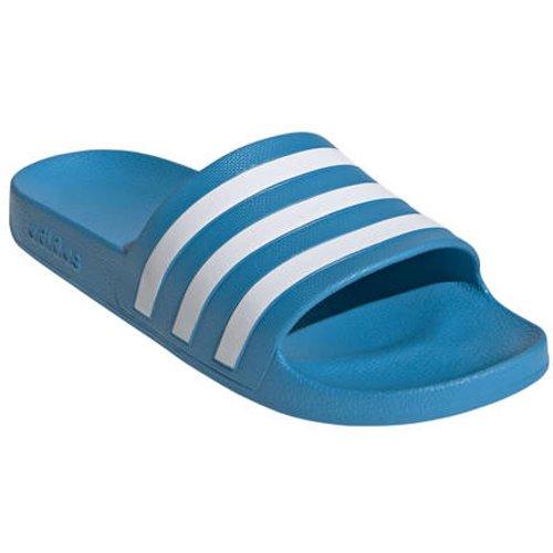 La Strada Teenslippers wit-blauw volledige print casual uitstraling Schoenen Sandalen Teenslippers 