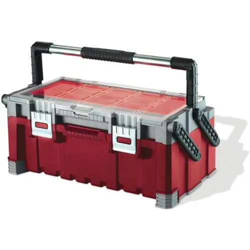 Keter Totem Opbergbox - 60 L - Zwart/Rood