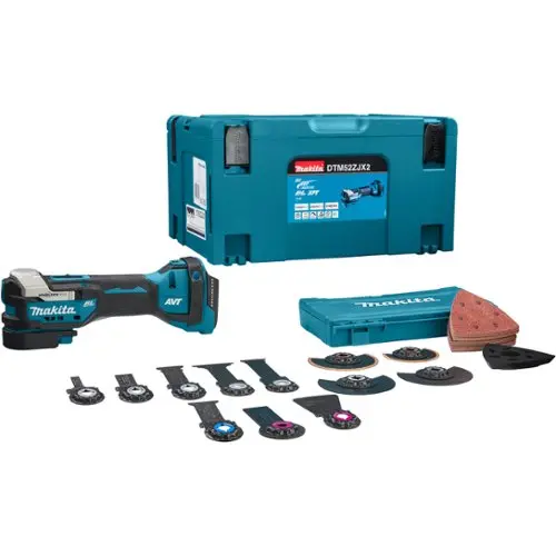 Yofuly Multifunctioneel gereedschap met accu, oscillerend multifunctioneel gereedschap voor Makita 18 V Li-ion-accu, oscillerend gereedschap met 6 instelbare snelheden, borstelloze motor (batterijen