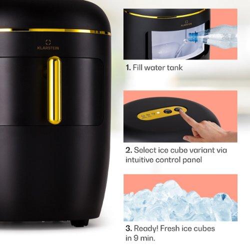 On-The-Rocks Ice Cube Machine LED 12kg every 24h 2.1l