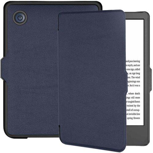 kwmobile Cover Compatible with Kobo Clara 2E / Tolino Shine 4 - Case with  Strap + Stand - Rose Gold