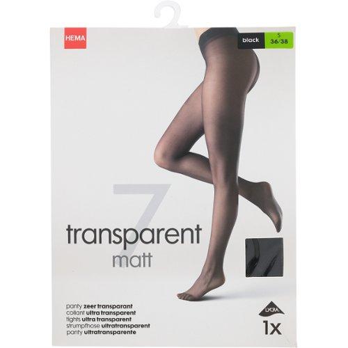 Uitwerpselen Standaard Veilig HEMA Panty Transparant 7 Denier Zwart Panty's & Mail...