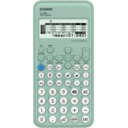 CALCUSO Accessoires Standaardpakket lichtgrijs compatibel voor Grafische Rekenmachine Casio FX-CG 50 (Duits