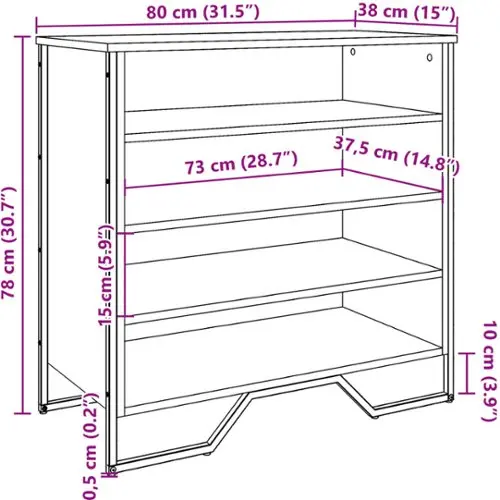Relaxdays Compartment Cabinet, 6 Compartments, Snap Connections, Plastic, HxWxD: 65 x 96 x 32 cm, Open Cabinet, Shoe Cabinet, White