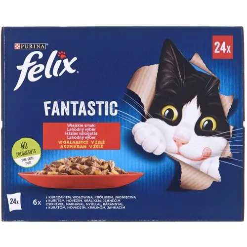 Felix kat Original Vis Selectie in gelei 12x85gr - Natvoer