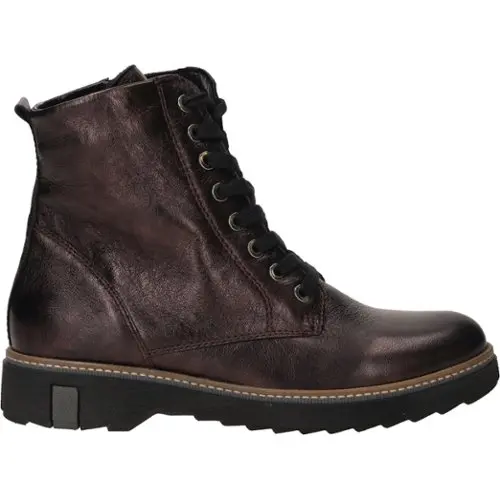 Apple Of Eden Enkellaarsjes 'BIG STAR' zwart