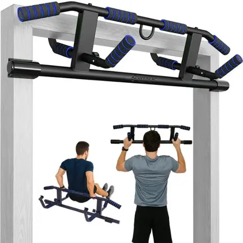 Lat-pull-ups, pull-up bar, roeigreep, T-stang V-stang 7-delige