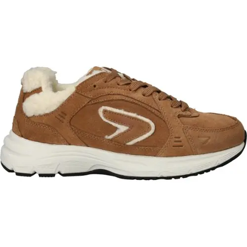 Pius Gabor HEREN Sneakers, Mannen Lage Sneaker,gecertificeerd leer, uitneembaar voetbed,lage schoen,straatschoen,veterschoen,Bruin (mocca) / 18,44 EU / 9.5 UK
