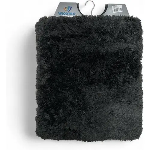 Wicotex -Toiletmat modern grijs-Antislip onderkant-WC mat-met uitsparing Wicotex -Toiletmat modern grijs-Antislip onderkant-WC mat-met uitsparing