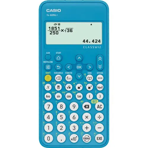 CASIO Table calculator MS-100BM, 10-digit, tax calculation, cost/sale/margin, aluminum front, solar/battery power