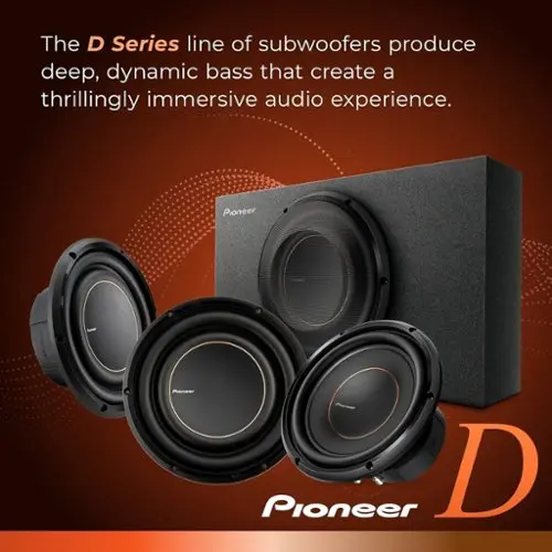 Pioneer TS-1002I Auto-Luidspreker, 120 Watt, Zwart