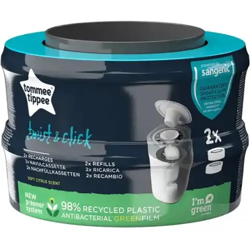 TOMMEE TIPPEE Nachfüllkassette Twist&Click Sangenic Tec Windeleimer 3er Setjpg