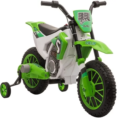 HOMCOM Kinderen Politie Elektrische Motorfiets Politie Motorfiets Elektrische Auto Kinderwagen Voor 18 Tot 36~1288tsfm3n001
